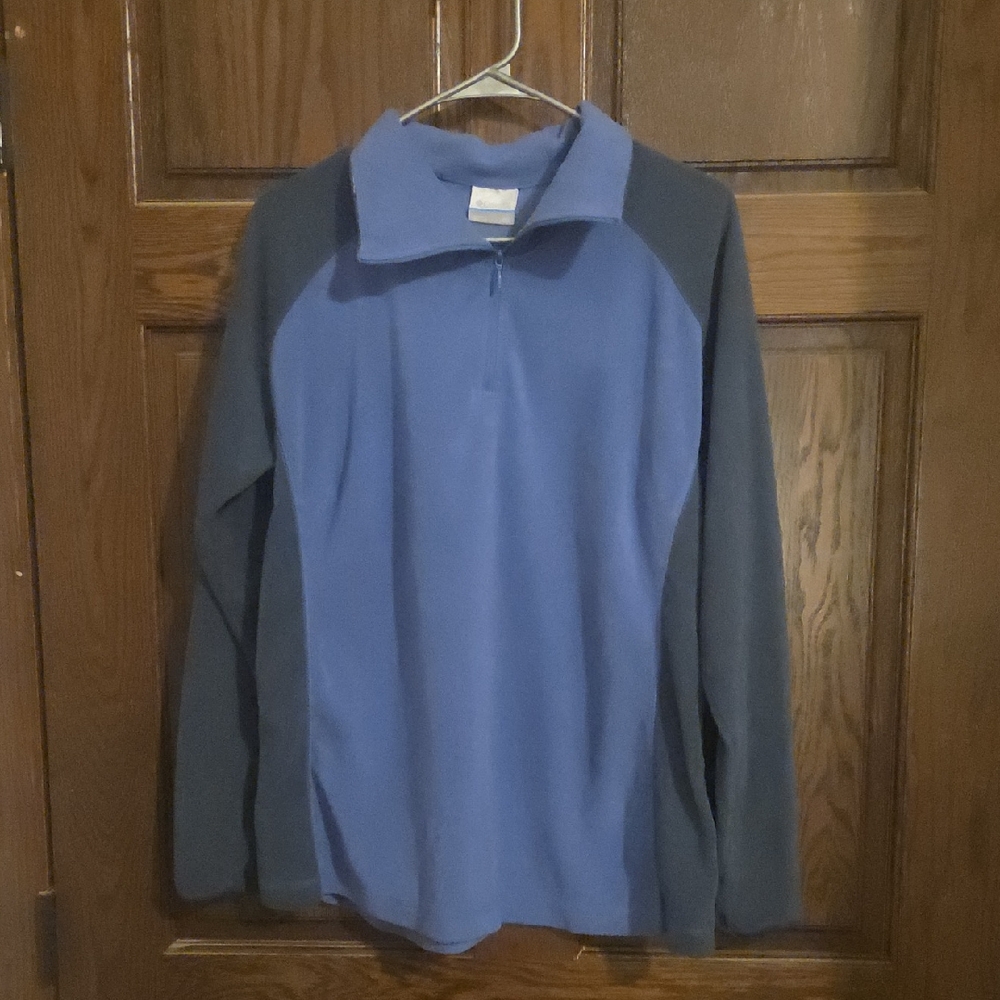 Columbia Blue Quarter-Zip Fleece